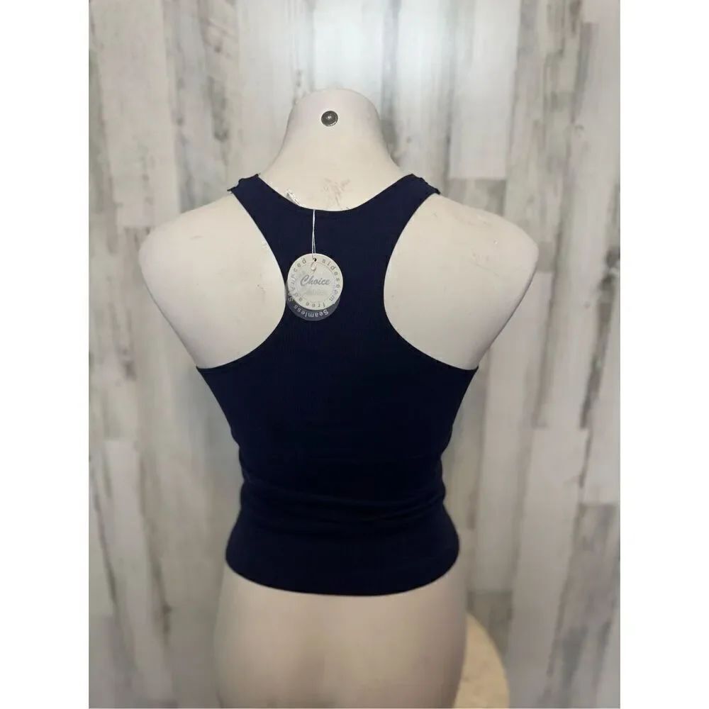 Navy blue tank top - Picture 5 of 6